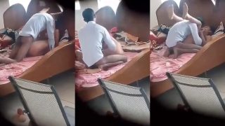 Desi Young Couple Fucking In Hotel Room But The Hotel Staffs Peeping And Capturing Video